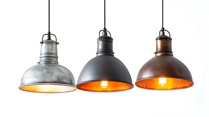 Three Black Hanging Lanterns