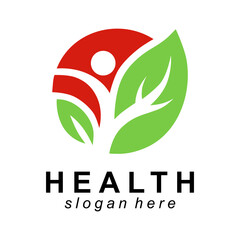 a logo for healthy and friendly here is here.