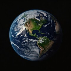Obraz premium Earth, Civilization, Light, Glow, Radiation, Planet, Space, Universe, Continents, Land, Water, Seas, Cities