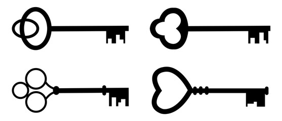 old security key vintage