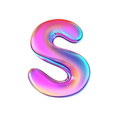 Naklejka premium An illustration features the letter 