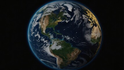 Fototapeta premium Earth, Civilization, Light, Glow, Radiation, Planet, Space, Universe, Continents, Land, Water, Seas, Cities