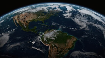 Fototapeta premium Earth, Civilization, Light, Glow, Radiation, Planet, Space, Universe, Continents, Land, Water, Seas, Cities