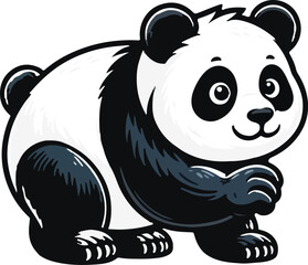 Create Panda Vectors Design of AI 