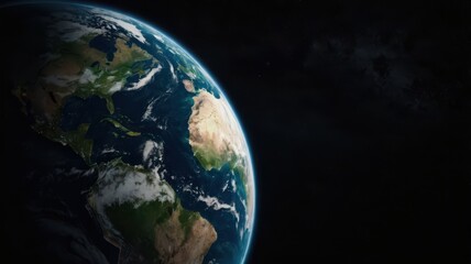 Fototapeta premium Earth, Civilization, Light, Glow, Radiation, Planet, Space, Universe, Continents, Land, Water, Seas, Cities