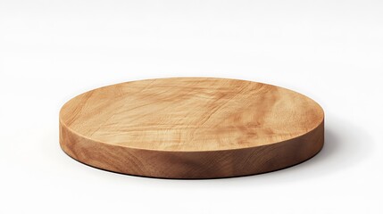 Round Wooden Platform