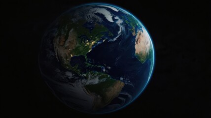 Earth, Civilization, Light, Glow, Radiation, Planet, Space, Universe, Continents, Land, Water, Seas, Cities