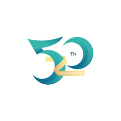 anniversary logo design template