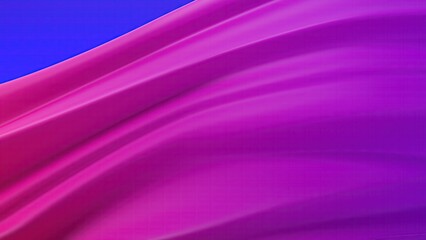 An abstract background created with twisted flat and pop curves in purple and blue, featuring elegant and modern 3D rendering.