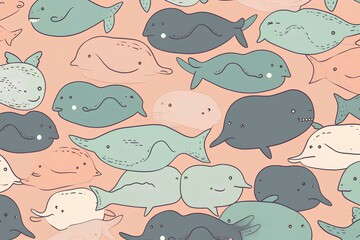 seamless pattern with birds