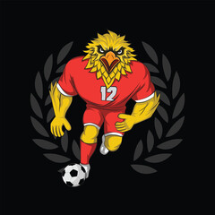 Ultras garuda mascot vector