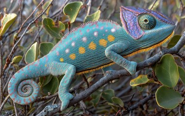Fototapeta premium chameleon