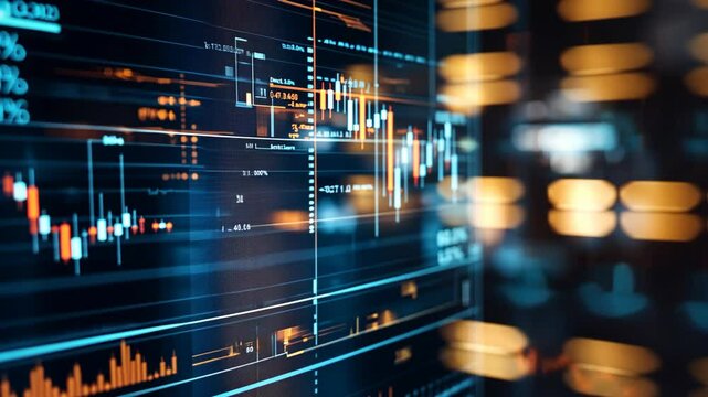 digital high technology idea for data mining concept	
