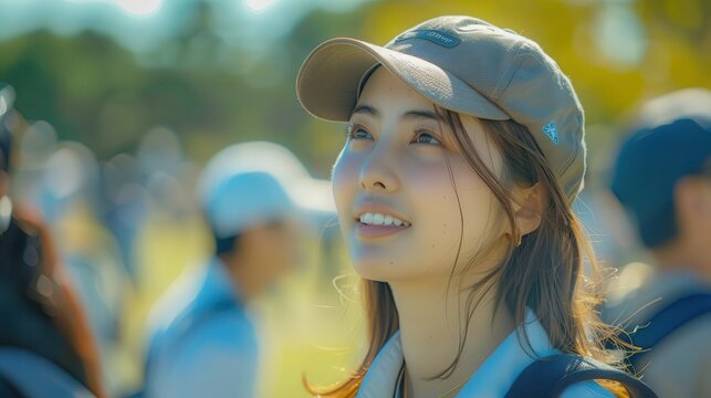 People watching golf tournaments, sports, precision