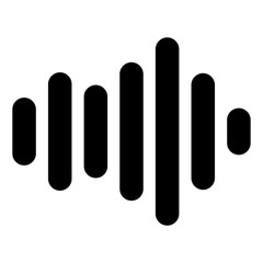 Music notes icons set. Musical key signs. Vector symbols on white background.