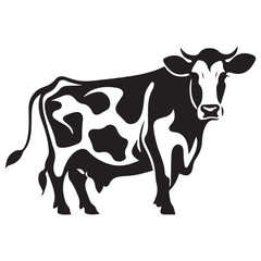 Animal logo Isolated Black on White background