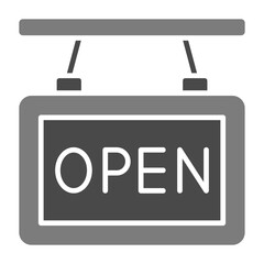 Obraz premium Open Tag Icon