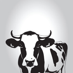 Animal logo Isolated Black on White background