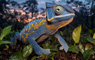 Fototapeta premium chameleon