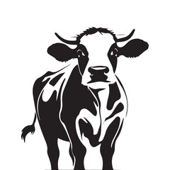 Animal logo Isolated Black on White background