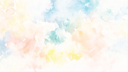 Abstract watercolor background with blue, yellow and red colors. Watercolor background with space for text. watercolor gradient background, watercolor splash hand painted, watercolor spatter. Abstract