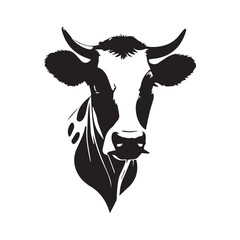 Animal logo Isolated Black on White background