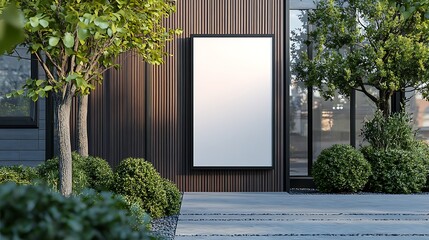 Blank Canvas in a Lush Setting