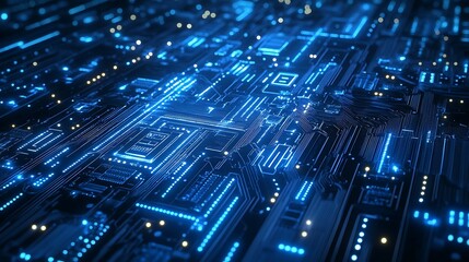 Obraz premium Abstract Digital Circuitry