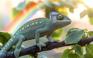 Fototapeta premium chameleon