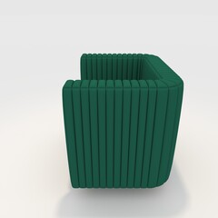 3d render Sofa design element. Furniture Collection