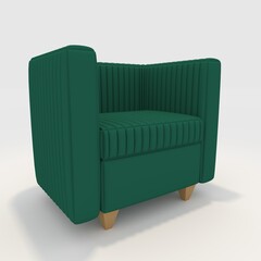3d render Sofa design element. Furniture Collection