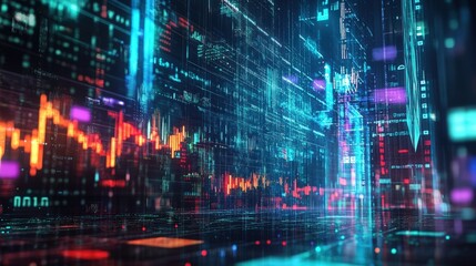 Obraz premium Decentralized finance platforms allow users to lend, borrow, and trade digital currencies without intermediaries, providing greater financial autonomy.