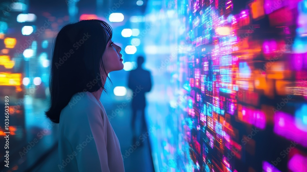 Poster digital transformation allows companies to offer personalized customer experiences through the use o