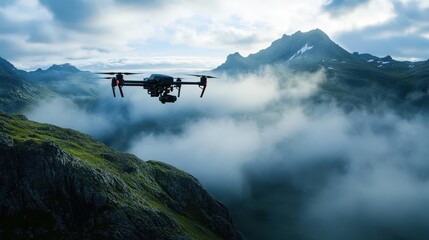 Fototapeta na wymiar Discuss the creative potential of drone videography