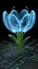 cybernatic flower