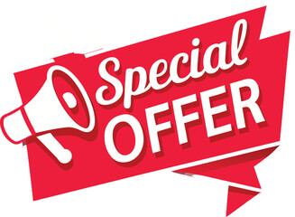 Retro Style Big Sale Banner with Stars