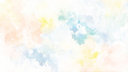 Abstract blurred beautiful soft cloud background. Watercolor paints on a rough texture. clouds watercolor tint, pink clouds gradient background sky, atmosphere air freedom. Watercolor vector colorful 