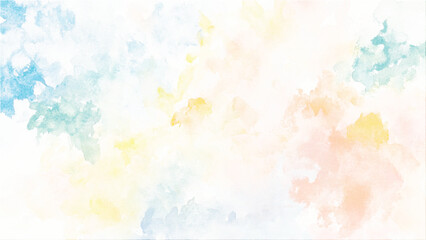 Abstract blurred beautiful soft cloud background. Watercolor paints on a rough texture. clouds watercolor tint, pink clouds gradient background sky, atmosphere air freedom. Watercolor vector colorful 