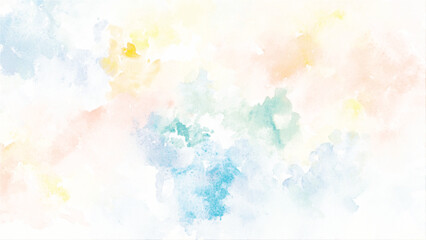 Abstract blurred beautiful soft cloud background. Watercolor paints on a rough texture. clouds watercolor tint, pink clouds gradient background sky, atmosphere air freedom. Watercolor vector colorful 