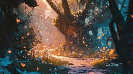 Discuss the role of storytelling in background elements.