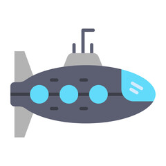 Obraz premium Submarine Icon