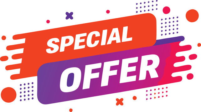 Special Offer Sale Banner Design Promotion