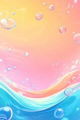 Smooth Glossy Water Background Design
