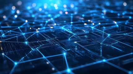 Obraz premium Big data connection technology concept. 