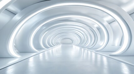 Obraz premium Abstract Architectural Tunnel