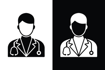 Professional Doctor Vector Icons. Medical Team and Physician Symbols