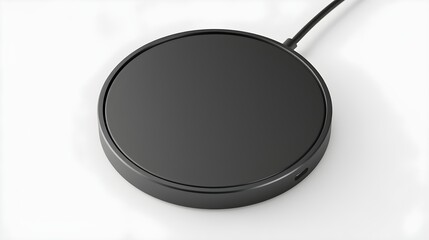 Sleek Black Wireless Charger