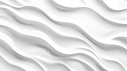 Fototapeta premium Realistic white ripple textures with soft lighting for beauty design