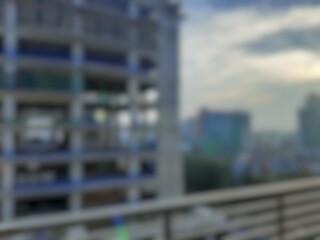 Blurred Building process, building tall buildings, The construction process