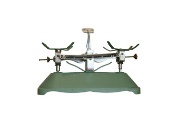 table balance isolated on white background, tranparent png